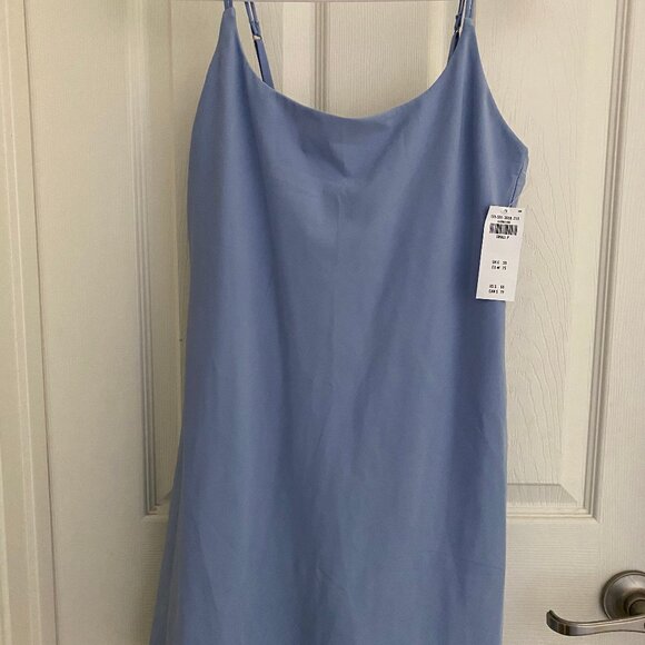 Abercrombie Traveler Mini Dress Size Small Dusty Blue NWT - Picture 1 of 3
